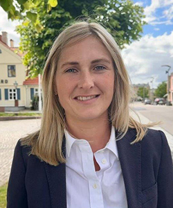 Porträttbild på Kristina Nilsson, vd för Göingehem
