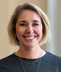 Porträttbild på Carolina Hagren, verksamhetsutvecklare på Uppsalahem