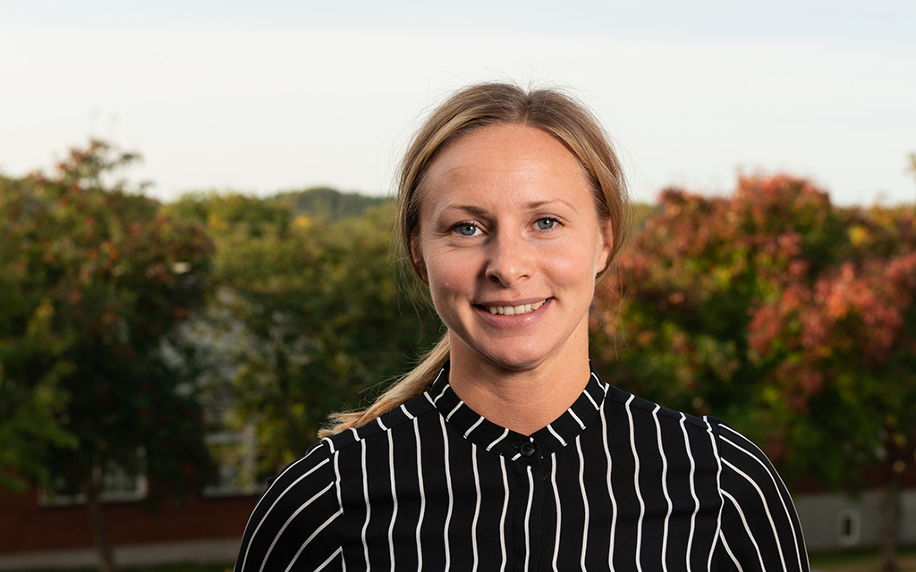 Porträttbild på Tove Videfors, social samordnare på Roslagsbostäder