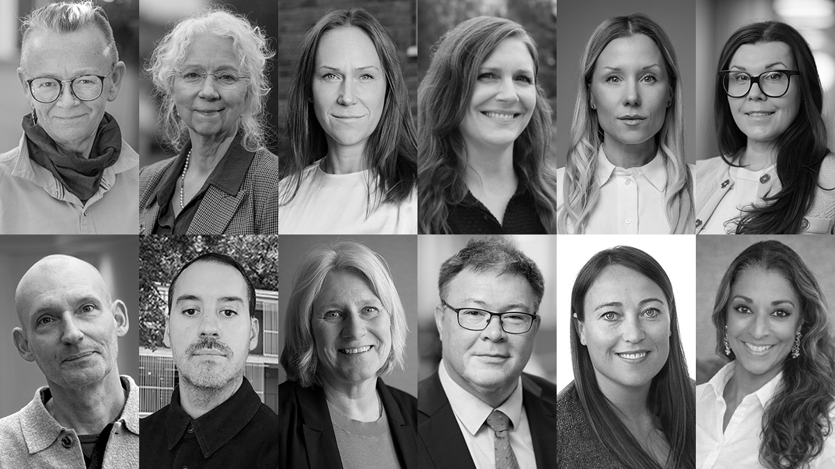 Porträttkollage på föreläsarna på konferensen Hemma hos allmännyttan 202