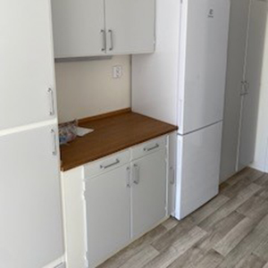 Renoverat funkiskök hos LysekilsBostäder